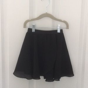 Capezio black dance skirt